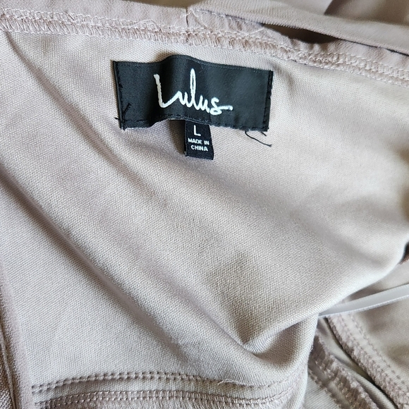 Air of Romance Taupe Maxi Dress - Picture 5 of 8